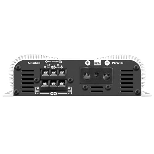 Taramps DS 1200x4 2 Ohms 1200 Watts RMS 4-Channel 300x4 Watts RMS, Class D Full Range, Crossover High/Low Pass Fixed, Bridgedable, Car Audio Amplifier