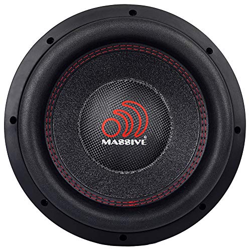Massive Audio HIPPOXL102 – 10 Inch Car Audio Subwoofer, High Performance Subwoofer for Cars, Trucks, Jeeps - 10" Subwoofer 2000 Watt RMS, 4000w MAX Dual 2 Ohm, 3 Inch Voice Coil. Sold Individually