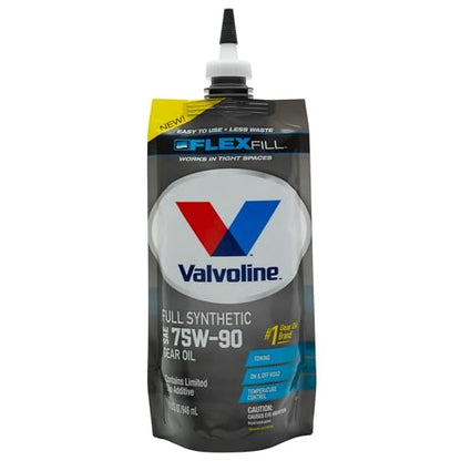 Valvoline Flexfill SAE 75W-90 Full Synthetic Gear Oil 1 QT, Case of 4