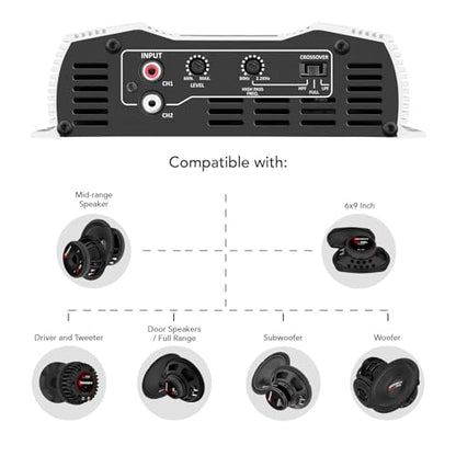 Taramps DS 800x2 Module 2 Ohms 800W RMS 2 Channel Car Sound Amplifier