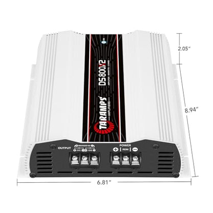 Taramps DS 800x2 Module 2 Ohms 800W RMS 2 Channel Car Sound Amplifier