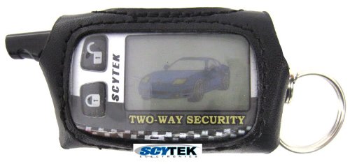 Scytek-Remote-Case Alarms Remote Protector Faux-Leather Case for Pager Remote