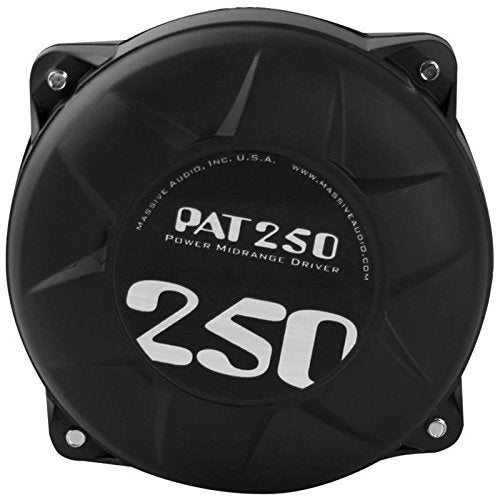 Massive Audio PAT250 – 200 Watt / 140w RMS, 1 Inch Screw-On Compression Driver, 53.5mm Voice Coil, 1 3/8 Inch Screw Mount, 8Ohm