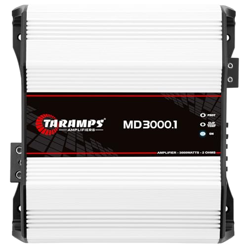 Taramps MD 3000.1 1 Channel 3000 Watts Rms Car Audio Amplifier 2 Ohm