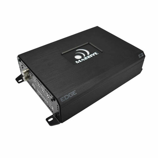 Massive Audio E2 - Car Audio 1,600 Watt Nano Edge Series, Monoblock Car Amplifier, Bass Boost, 1 Ohm Stable