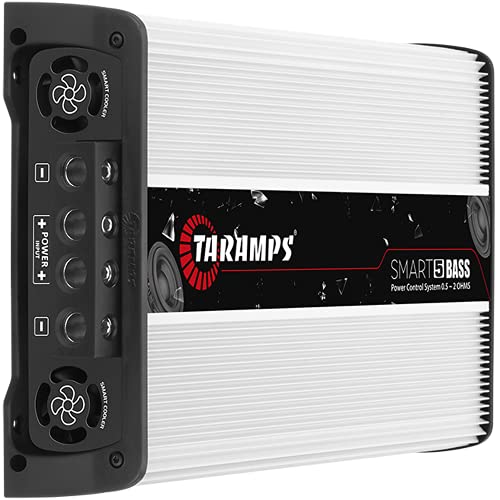 Taramps Smart 5 Bass Amplifier 0.5 to 2 Ohms 5000 Watts RMS, Multi Impedance, 1 Channel, High Power Class D, Monoblock, Great for Subwoofers, Smart 5k