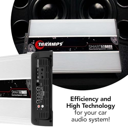 Taramps Smart 5 Bass Amplifier 0.5 to 2 Ohms 5000 Watts RMS, Multi Impedance, 1 Channel, High Power Class D, Monoblock, Great for Subwoofers, Smart 5k