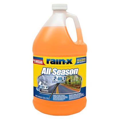 Gallon Rain-X Windshield 2 in 1 Washer Fluid