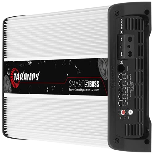 Taramps Smart 5 Bass Amplifier 0.5 to 2 Ohms 5000 Watts RMS, Multi Impedance, 1 Channel, High Power Class D, Monoblock, Great for Subwoofers, Smart 5k