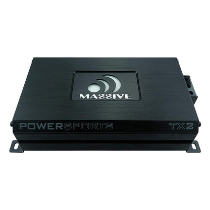 Marine Audio TX2-120 Watts x 2 @ 4 Ohm RMS Marine Compact Car Amplifier 2 Channel Built-in Car Bluetooth (Bluetooth Dongle is Optional Sold Separately)