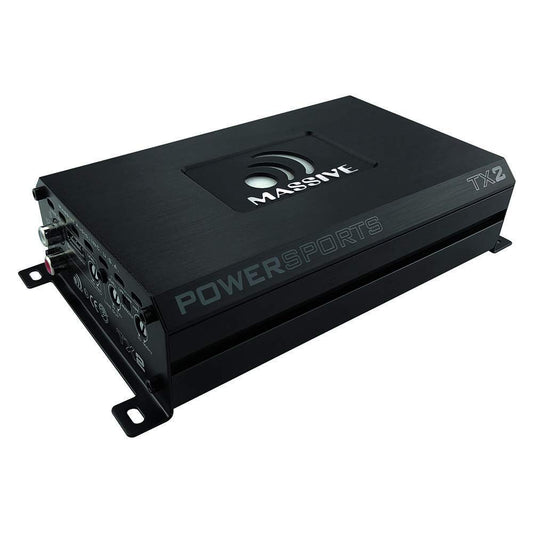 Marine Audio TX2-120 Watts x 2 @ 4 Ohm RMS Marine Compact Car Amplifier 2 Channel Built-in Car Bluetooth (Bluetooth Dongle is Optional Sold Separately)