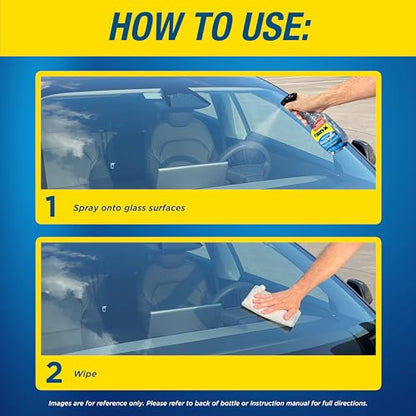 Rain-X 630018 Auto Glass Cleaner, 23 oz. - Cleans Car Windows, Windshields and Other Auto Glass Surfaces for a Clean, Streak-Free Finish