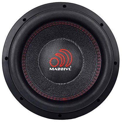 Massive Audio HIPPOXL102 – 10 Inch Car Audio Subwoofer, High Performance Subwoofer for Cars, Trucks, Jeeps - 10" Subwoofer 2000 Watt RMS, 4000w MAX Dual 2 Ohm, 3 Inch Voice Coil. Sold Individually