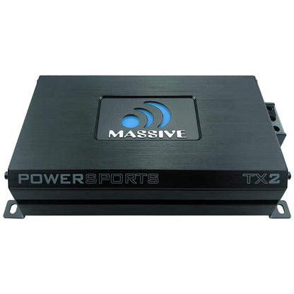 Marine Audio TX2-120 Watts x 2 @ 4 Ohm RMS Marine Compact Car Amplifier 2 Channel Built-in Car Bluetooth (Bluetooth Dongle is Optional Sold Separately)