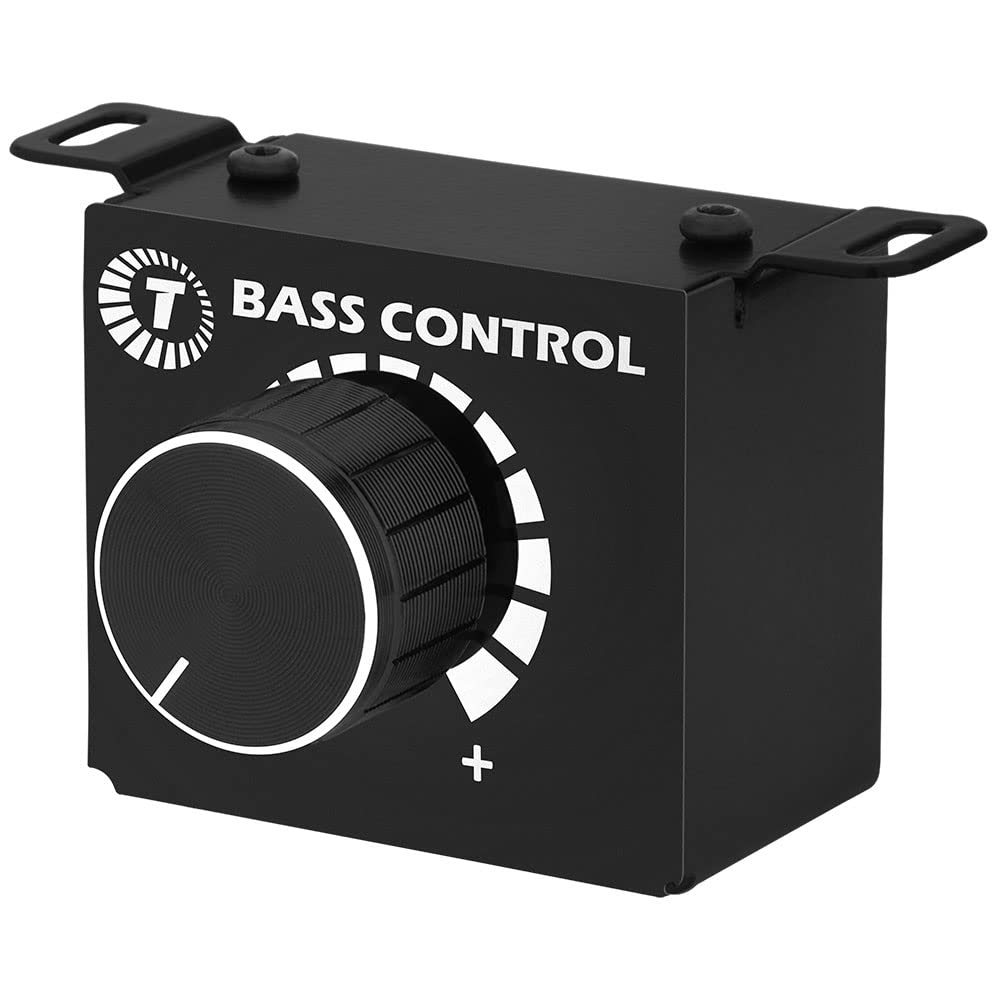 Taramps Universal Bass knob Control Car Bass Controller Volume Regulator Knob Amplifier RCA Audio ON/Off for Amp, Durable, Volume Remote, Black, Small, Adjuster