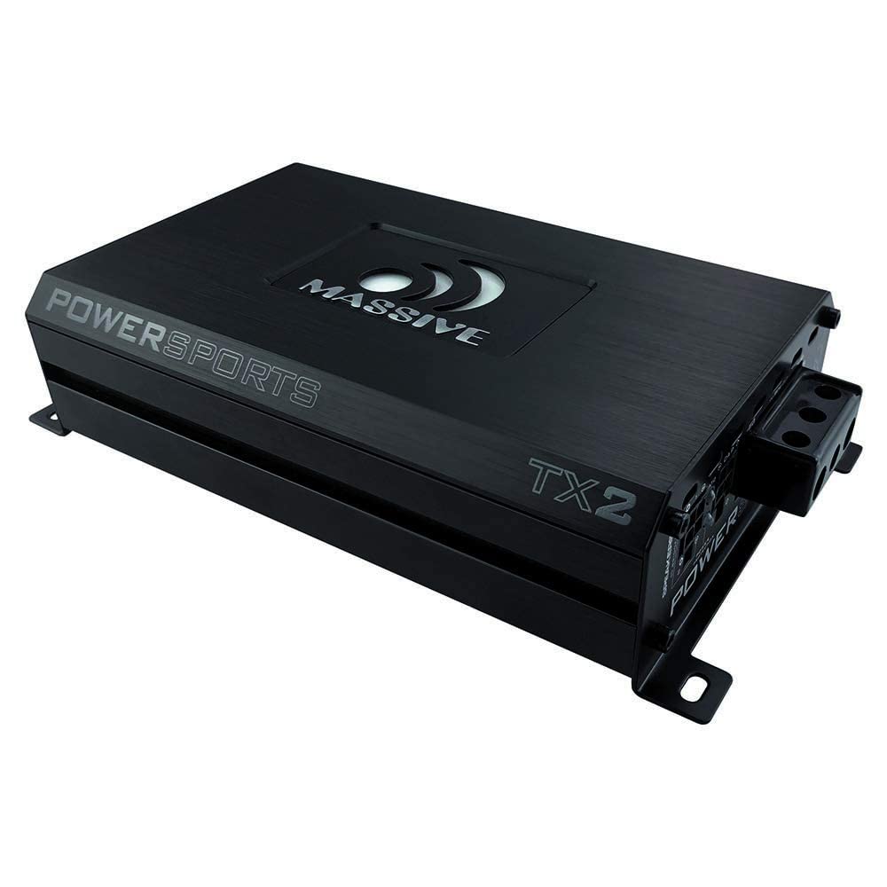 Marine Audio TX2-120 Watts x 2 @ 4 Ohm RMS Marine Compact Car Amplifier 2 Channel Built-in Car Bluetooth (Bluetooth Dongle is Optional Sold Separately)