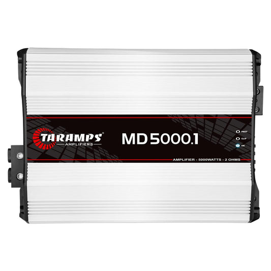 Taramps MD 5000.1 Amplifier 2 Ohms 5000 Watts RMS 1 Channel Full Range, Car Audio Monoblock, LED Monitor Indicator Class D, Great for Subwoofer, MD 5k