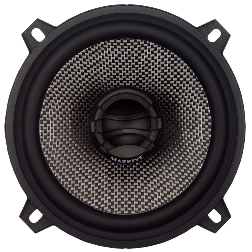 Massive Audio FX5 – 5.25 Inch, 240 Watts Max, 60 Watts RMS, FX Series Coaxial Speakers, 20mm Aluminum Dome Ferro Fluid, 6dB Linksworth Riley Crossover 4 Ohm (Sold AS Pair)