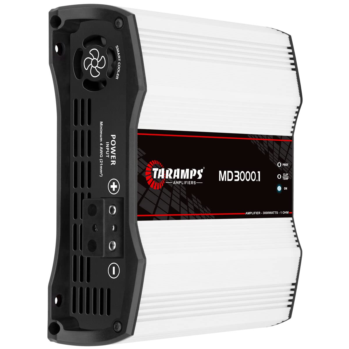 Taramps MD 3000.1 Amplifier 1 Ohm 3000 Watts RMS 1 Channel Full Range, Car Audio, Monoblock, LED Monitor Indicator, Class D Great for Subwoofer, MD 3k