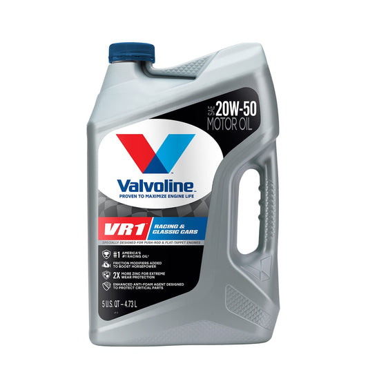 Valvoline VR1 Racing SAE 20W-50 Motor Oil 5 QT