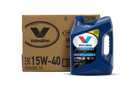 Valvoline Premium Blue SAE 15W-40 Diesel Engine Oil 1 GA, Case of 3