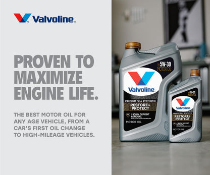 Valvoline Restore & Protect Full Synthetic 5W-30 Motor Oil 5 QT