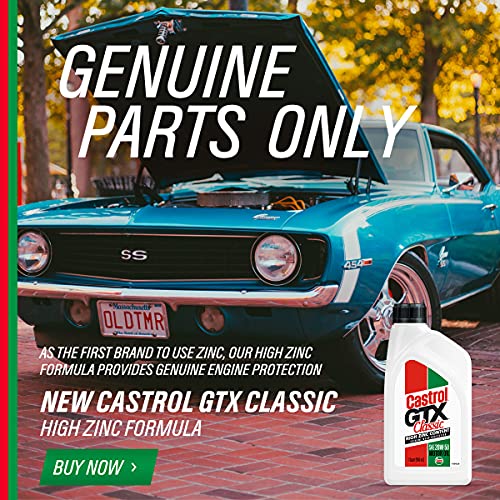 Castrol GTX Classic 20W-50 Conventional Motor Oil, 5 Quarts