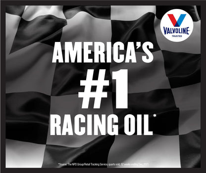 Valvoline VR1 Racing Synthetic SAE 10W-30 Motor Oil 1 QT, Case of 6