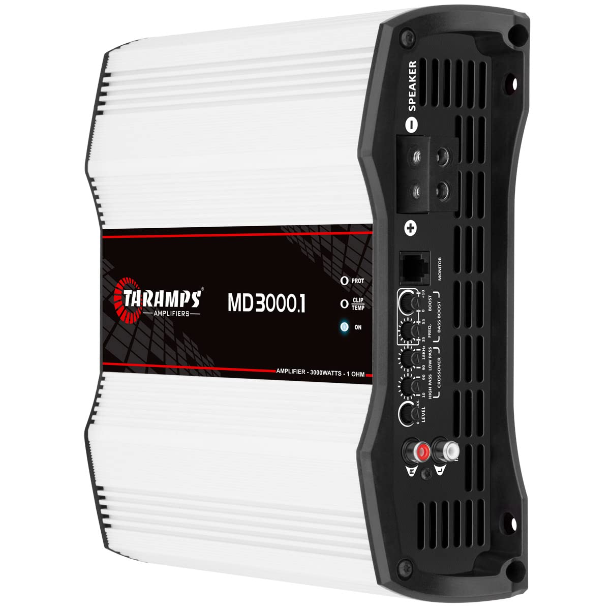 Taramps MD 3000.1 Amplifier 1 Ohm 3000 Watts RMS 1 Channel Full Range, Car Audio, Monoblock, LED Monitor Indicator, Class D Great for Subwoofer, MD 3k