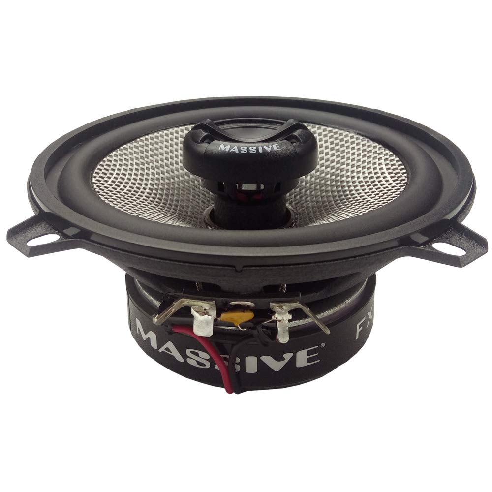 Massive Audio FX5 – 5.25 Inch, 240 Watts Max, 60 Watts RMS, FX Series Coaxial Speakers, 20mm Aluminum Dome Ferro Fluid, 6dB Linksworth Riley Crossover 4 Ohm (Sold AS Pair)