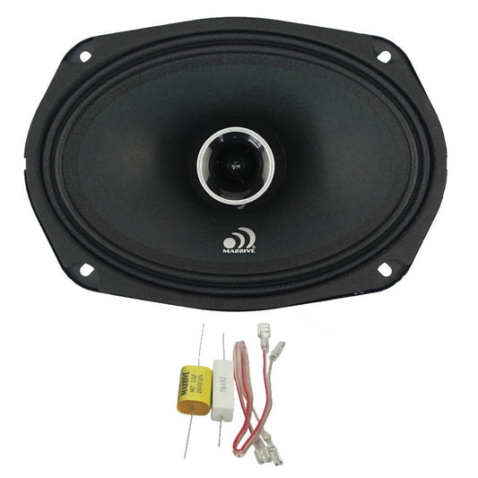 Massive Audio P69X - 6x9, 280 Watts Max / 140w RMS, 4 Ohm, PX Series, Pro Audio Coaxial Car Audio Speaker System (Sold as Each)