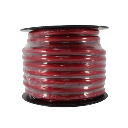 Full Tilt 4 Gauge Red OFC Power/Ground Cable/Wire Oxygen Free Copper LOT (10 Foot Coil)