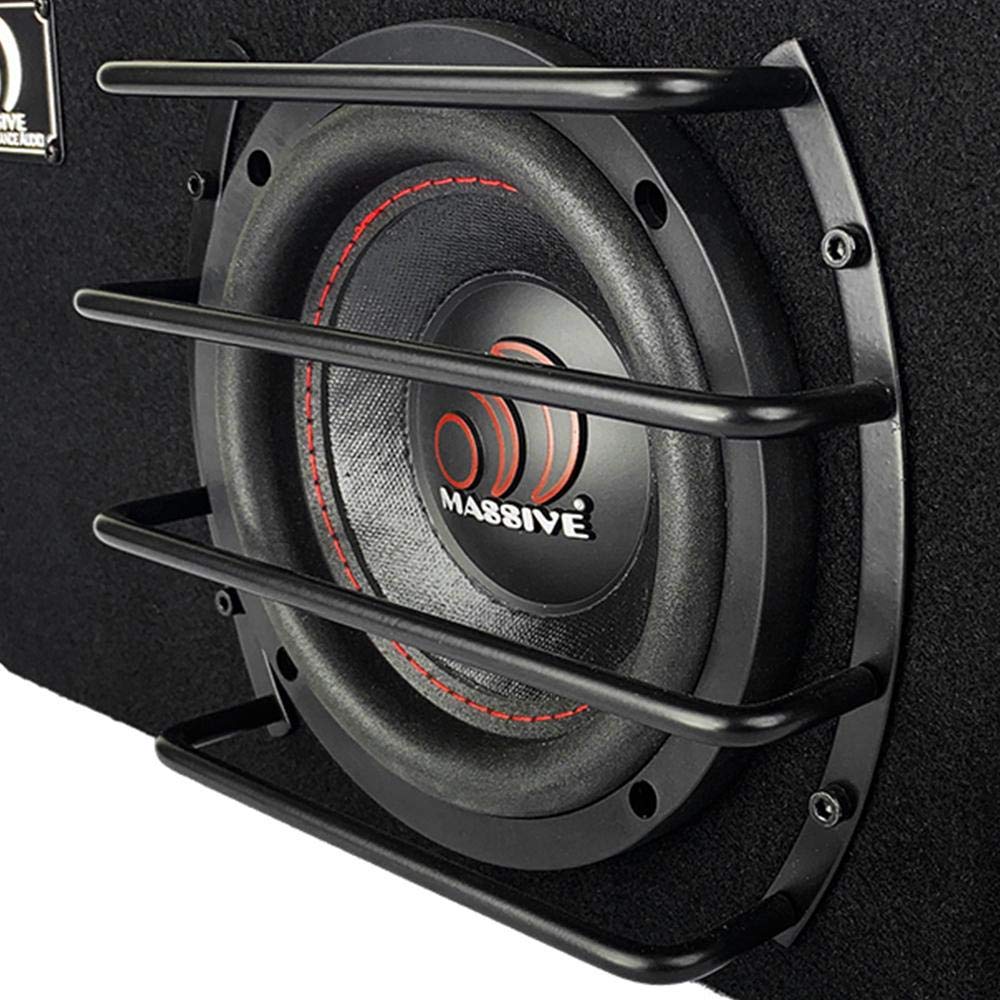 Massive Audio GRILL8 – 8 Inch Heavy Duty Anodized Steel Protective Subwoofer Grill, 1.5 Inch Depth (Sold as Each)