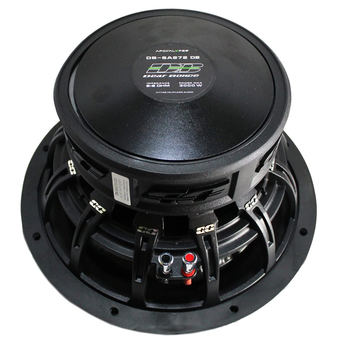 Deaf Bonce Apocalypse DB-SA272-D2 12" 2-Ohm 3000W Subwoofer