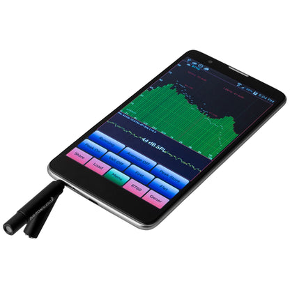 Dayton Audio iMM-6 Calibrated Measurement Microphone for iPhone, iPad Tablet and Android,Black