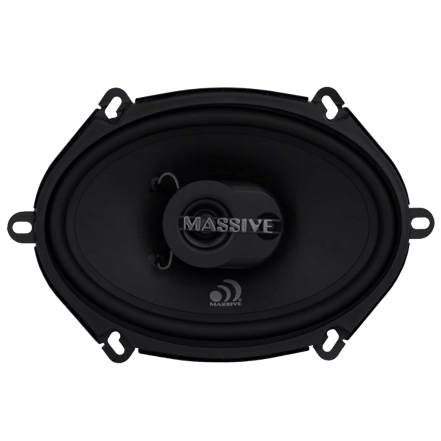 Massive Audio MX57-5X7 / 6x8, 50 Watts RMS, MX Series Coaxial Speakers, 13mm Dome Ferro Fluid Tweeters, 1 “ High Temp Voice Coils, 12dB Crossovers, 4 Ohm (Sold AS Pair)