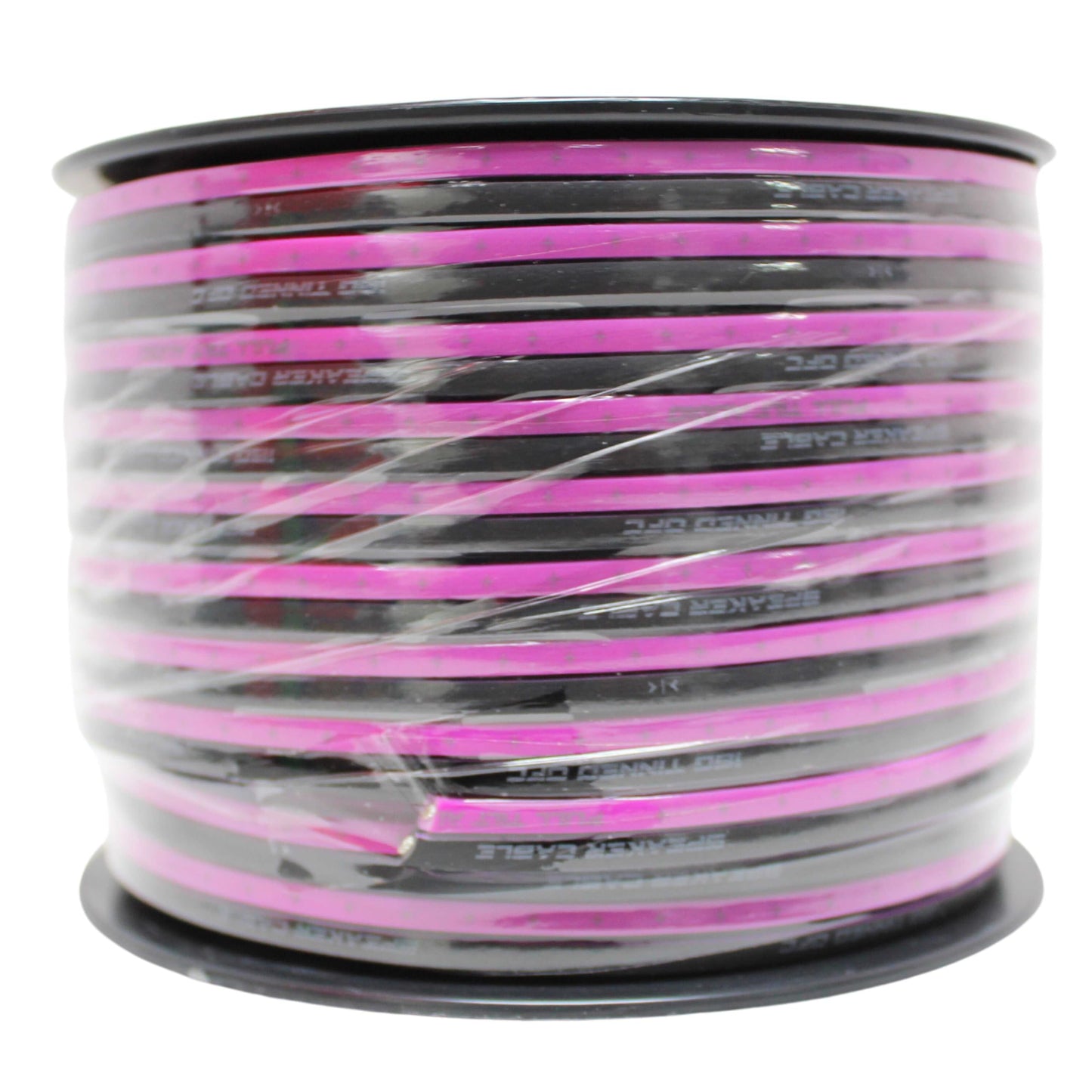 Full Tilt Audio 16GA Tinned Oxygen Free Copper Speaker Wire Pink/Black Lot (Full Spool)